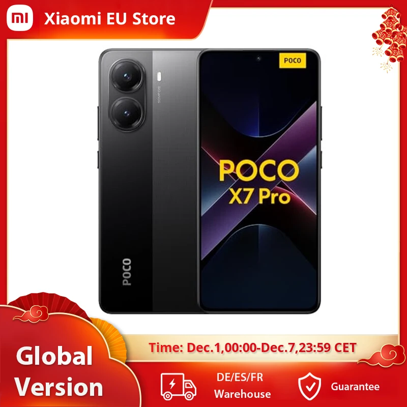 POCO X7 Pro Global Version Smartphone Dimensity 8400-Ultra 6000mAh 90W