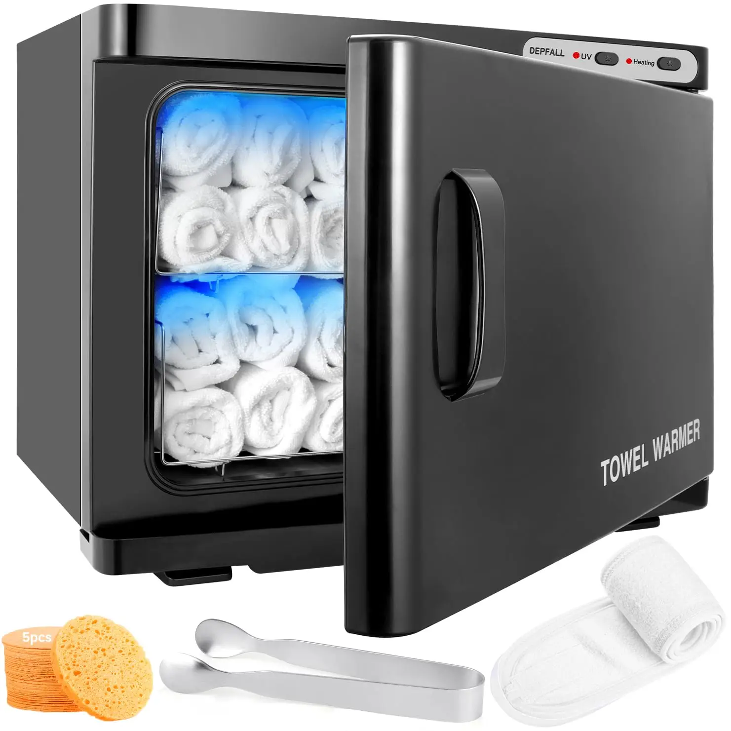 

Hot Towel Warmer, Professional 23L Large Capacity Hot Towel Cabinet, 2-in-1 Spa Towel Warmers for Facials, Barber, Salon, Esthet