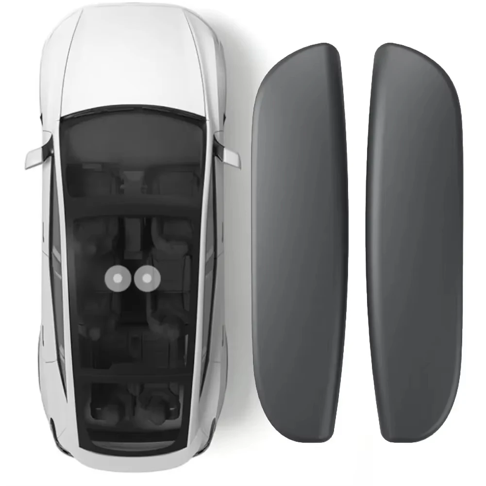 2Pcs Car Handrail Silicone Protective Gloves For Tesla Model YL 2025+ Second Row Armrest Protective Cover Car Accessories