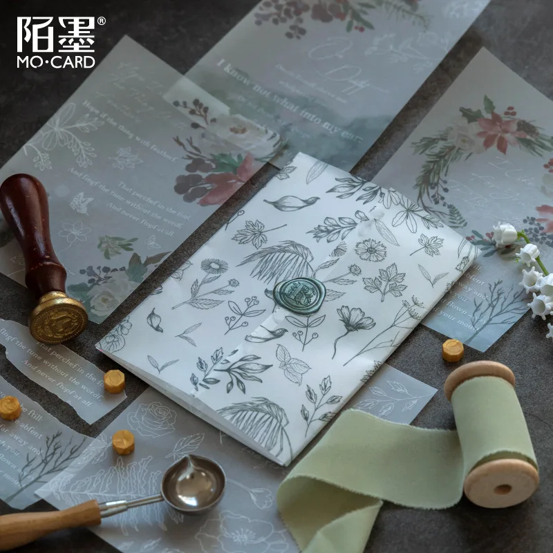 15Pcs Watercolor Floral Material Papers DIY Decorative Diary Album Scrapbooking Background Paper Collage Junk Journal Supplies