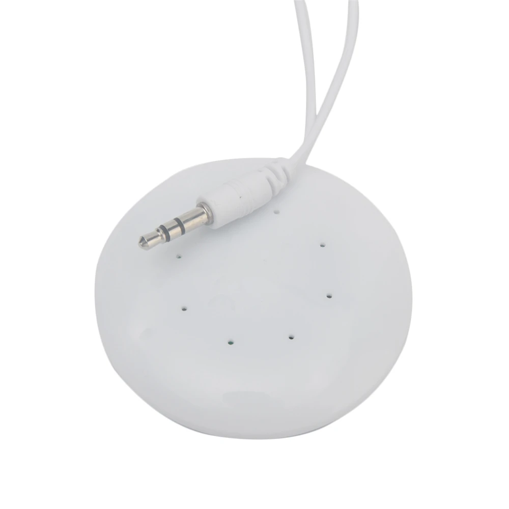 새로운 고품질 3.5mm MP3 MP4 CD 미니 오디오 폰 라운드 유선 멀티미디어 범용 음악 액세서리 휴대용 베개 스피커