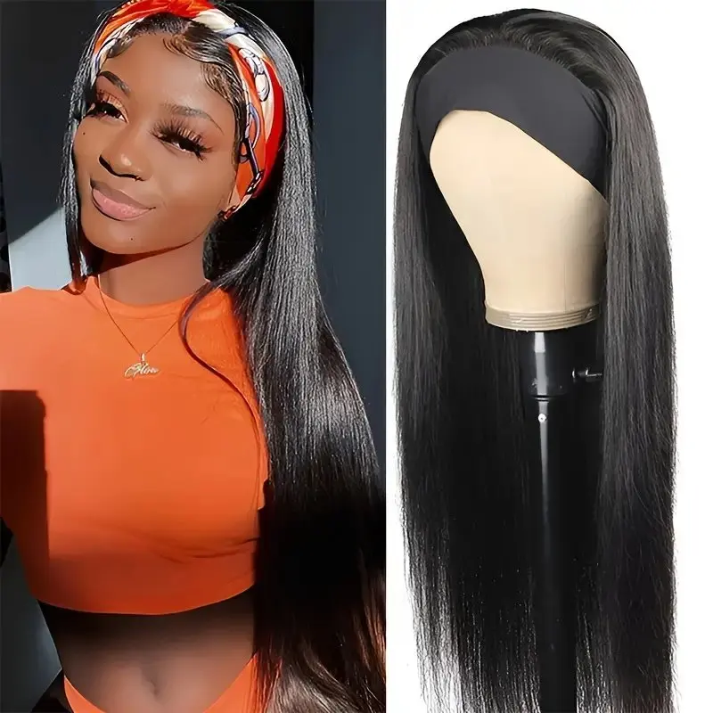 Natural Black 13X6 HD Lace Straight 18 36 Inch Forehead Wig 13X4 Human Hair Women Pre-Plucked Closure 180 Density Human Hair Wig