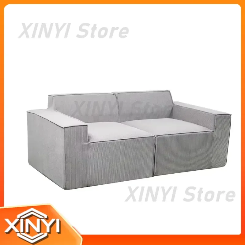 New Popular Small Compression Two-Seat Modular Foam Sofa CE Certified for High-Quality Apartment Living Room
