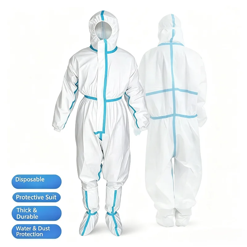 5 pieces of disposable protective clothing and isolation clothing for labor protection
