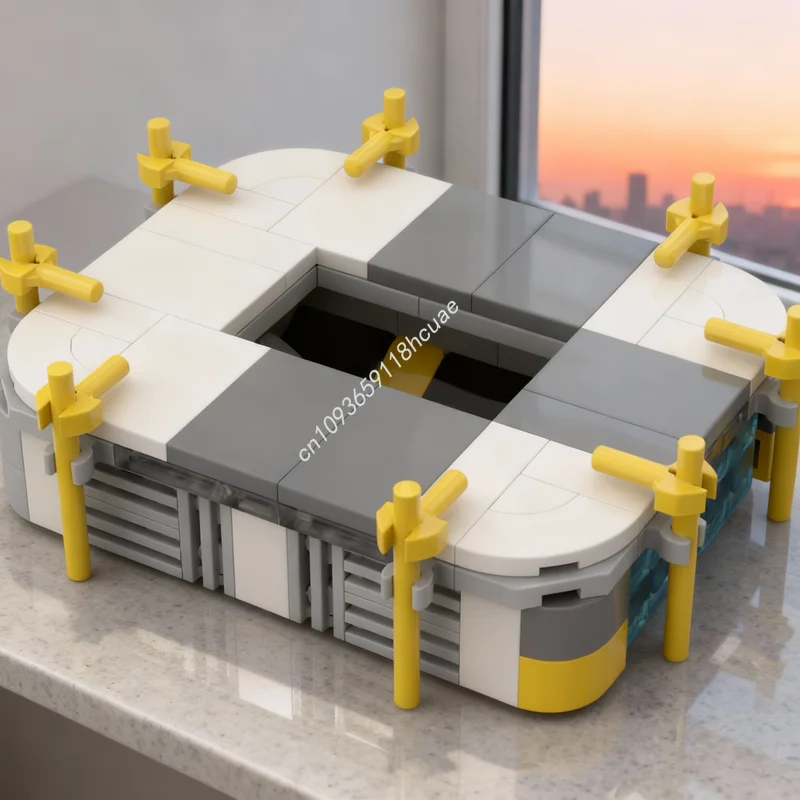 

164pcs MOC Sports Soccer Signal Iduna Park Westfalenstadion Model Building Blocks Toy Construction Festival Gift Brick