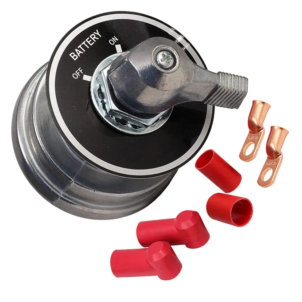 1Set High Current Battery Disconnect Switch Practical Power Cut Off Kill Switch for Car Boat Energy Saving High Current