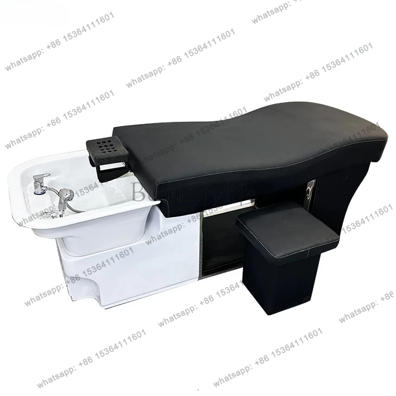 Ceramic Basin Shampoo Bed Barber Shop Special Constant Temperature Water Circulation Fumigation Beauty Salon Special