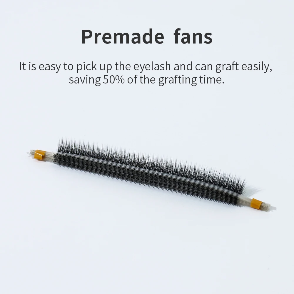 GLAMLASH Gotowe Kępki Rzęs Objętościowych do Przedłużania 600 Kępek Mega Bulk Naturalne Miękkie Rzęsy