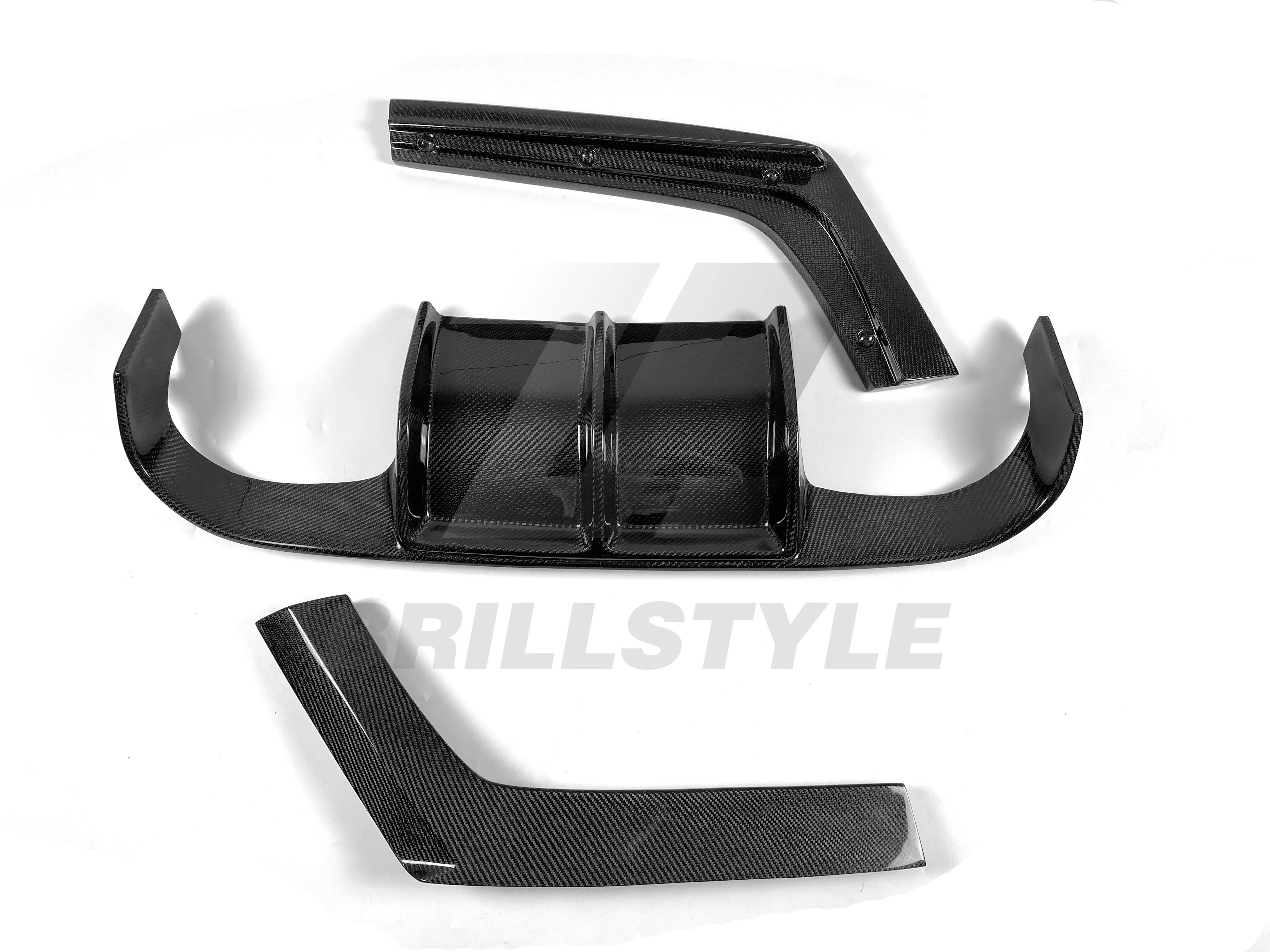 Discount V Type Auto Rear Bumper Diffuser Spoiler For F80 M3 F82 F83 M4 Car Styling Body Kit