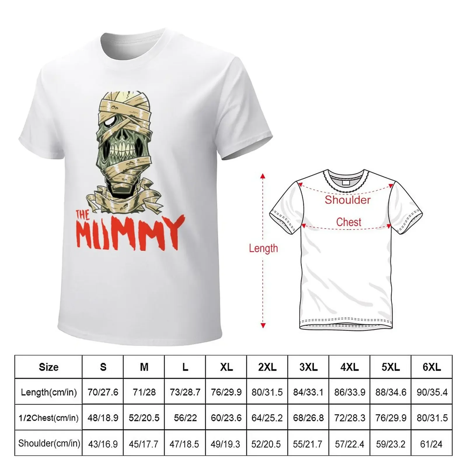 THE MUMMY MANI-YACK T-Shirt quick drying Aesthetic clothing mens big and tall t shirts