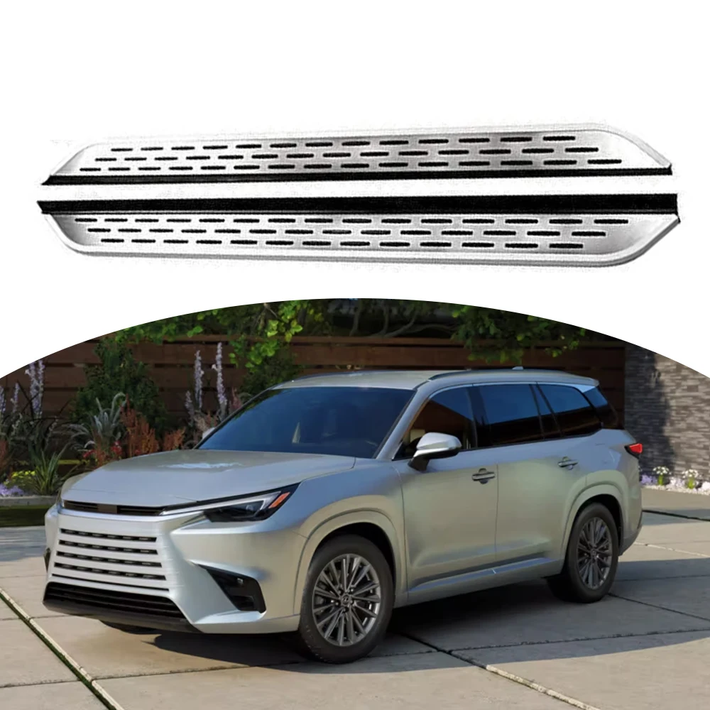 Running Board Side Step nerf bar Pedal Protector fits for All New Lexus TX 2024 Side Step Rail Board 2 pcs