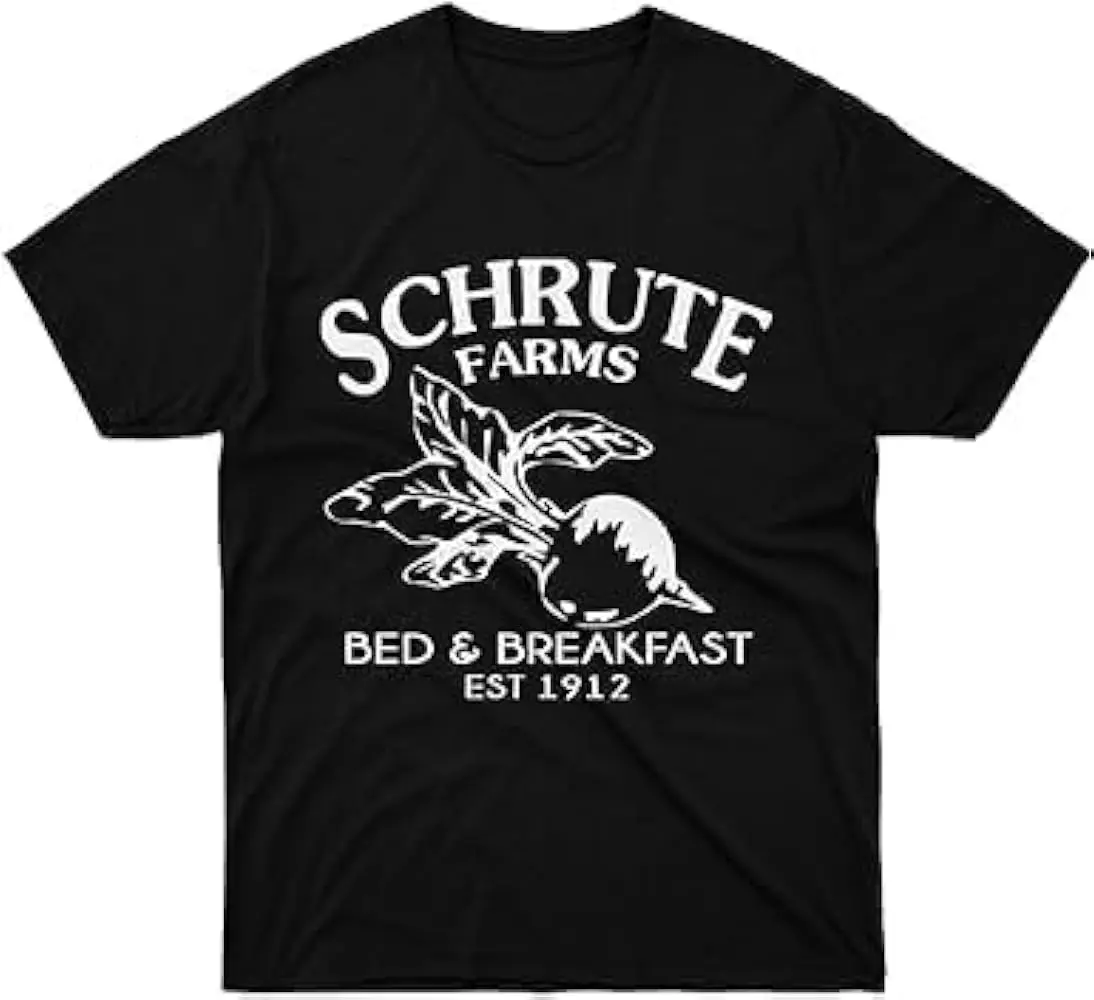 Generic T-Shirt Schrute Boy Farms Unisex Bed Women and Sleeve Breakfast for Men Girl Friend, Sweatshirt Multi,