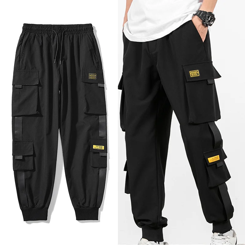 2024 New Cargo Pants Casual Three Colors Men Streetwear Hip Hop Mens Joggers Trousers Harajuku Sweatpants Spring And Autumn