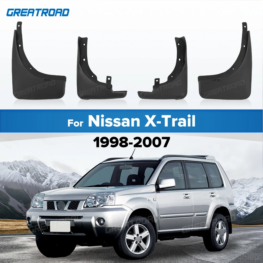 For Nissan X-Trail Rogue 1998-2007 2002 2003 2004 2005 2006 Fender Mudflaps Splash Guards Mudguards Mud Flaps Car Accessories