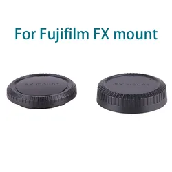 For Fujifilm X mount Lens Rear Cap / Camera Body Cap Plastic Black Lens Cap Cover Set for XT2 XT3 Xt4 XE3 XE4 XS10 XH1 XH2 Xpro3