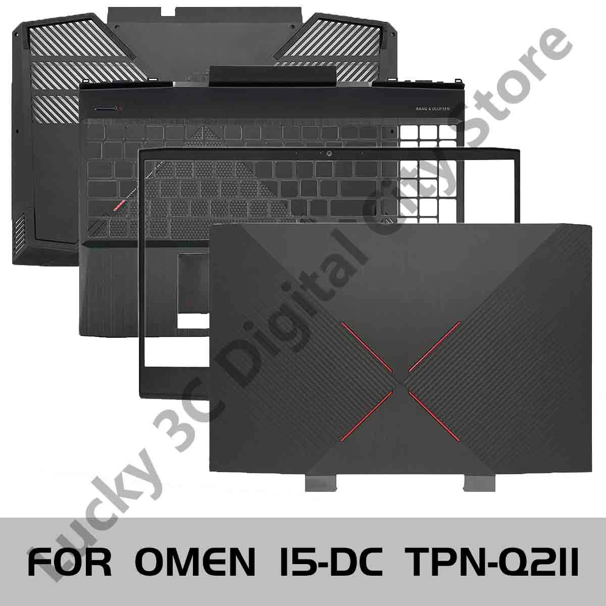 New Laptop Cover For HP OMEN 15-DC TPN-Q211 LCD Back Cover Screen Bezel Case Palmrest Bottom Case Black ABCD shell EAG3D001010