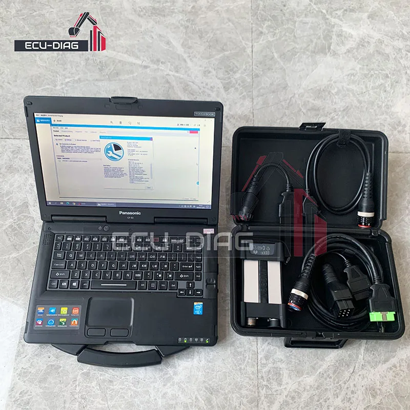 Vocom 2 Diagnostic Tool with Laptop PTT 2.8 Technical tool for Volvo Truck Bus Excavator Diagnostic Tool 88894000