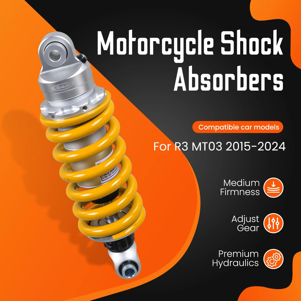 Amortiguador Trasero Monoshock para YAMAHA YZF R3 YZF-R3 / ABS / YZFR25 YZF R25 / MT03 MT-03