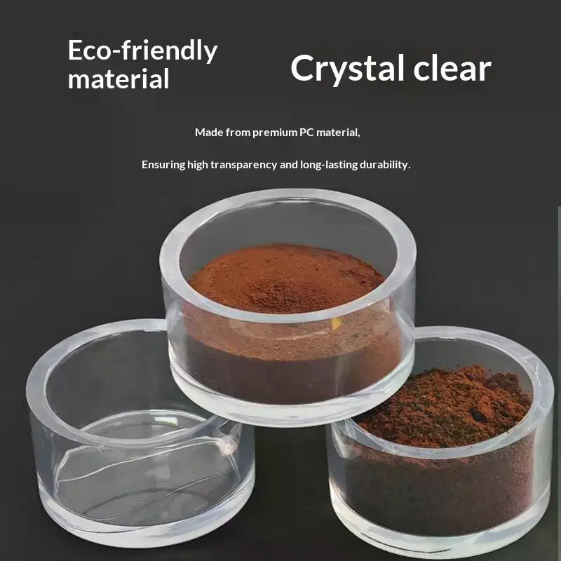 51/53/58mm Powder Bowl Transparent Acrylic Observation Basket Coffee Tamping Distributor Cup Powder Basket Coffee Accessories