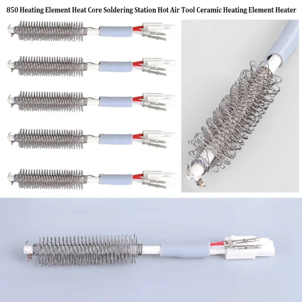 

850 Нагревательный элемент Нагревательный сердечник 500 Вт 24 В Паяльная станция 130 мм Инструмент горячего воздуха для 850B 950 950+ 850D+ 852D 850 Сварочный паяльный инструмент