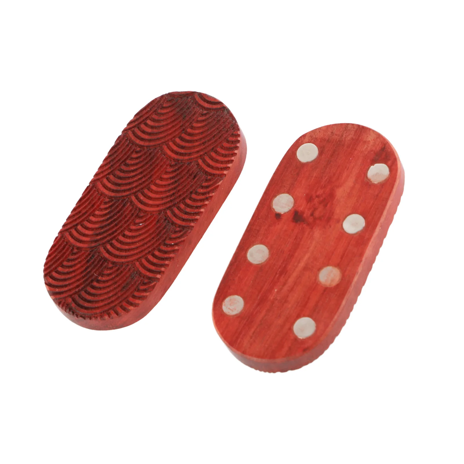 

Слайдер-слайдер из красного сандалового дерева для снятия стресса с гравировкой на кончиках пальцев, игрушка-слайдер для офиса