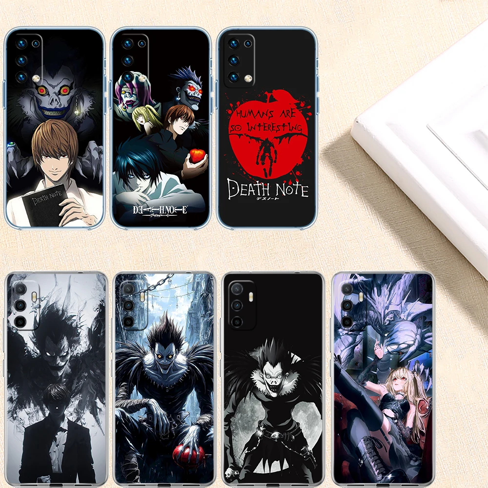 FD13 Death Note Ryuk kira Transparent Phone Case for Samsung Galaxy A04 A04S A14 A23 A34 A54 M23 M33 M52 M53