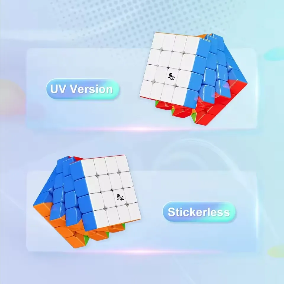 YJ MGC 4x4 Cubo Magico Magnetico Velocità Puzzle Cubo MGC 4M Elite Cubo Magico Per Il Regalo Dei Bambini Cubo Magnetico Professionale Puzzle