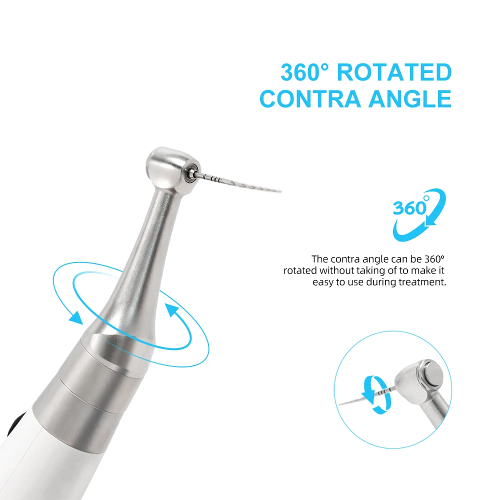 Dental Endo Pex Handpiece Contra Angle Fit For rotary files engine files Dental Endo Motor Lab Micromotor Polish Tool