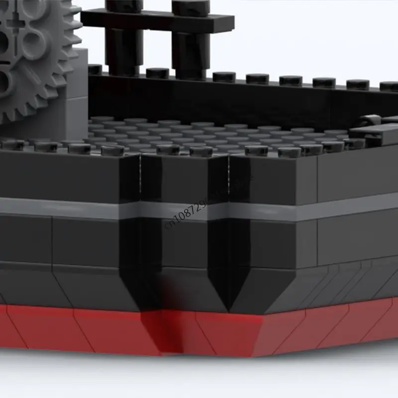 NEW 805PCS MOC City Engineering Modular Maritime Tugboat model DIY creative ideas Child Toy Assembly Puzzle birthday Gift