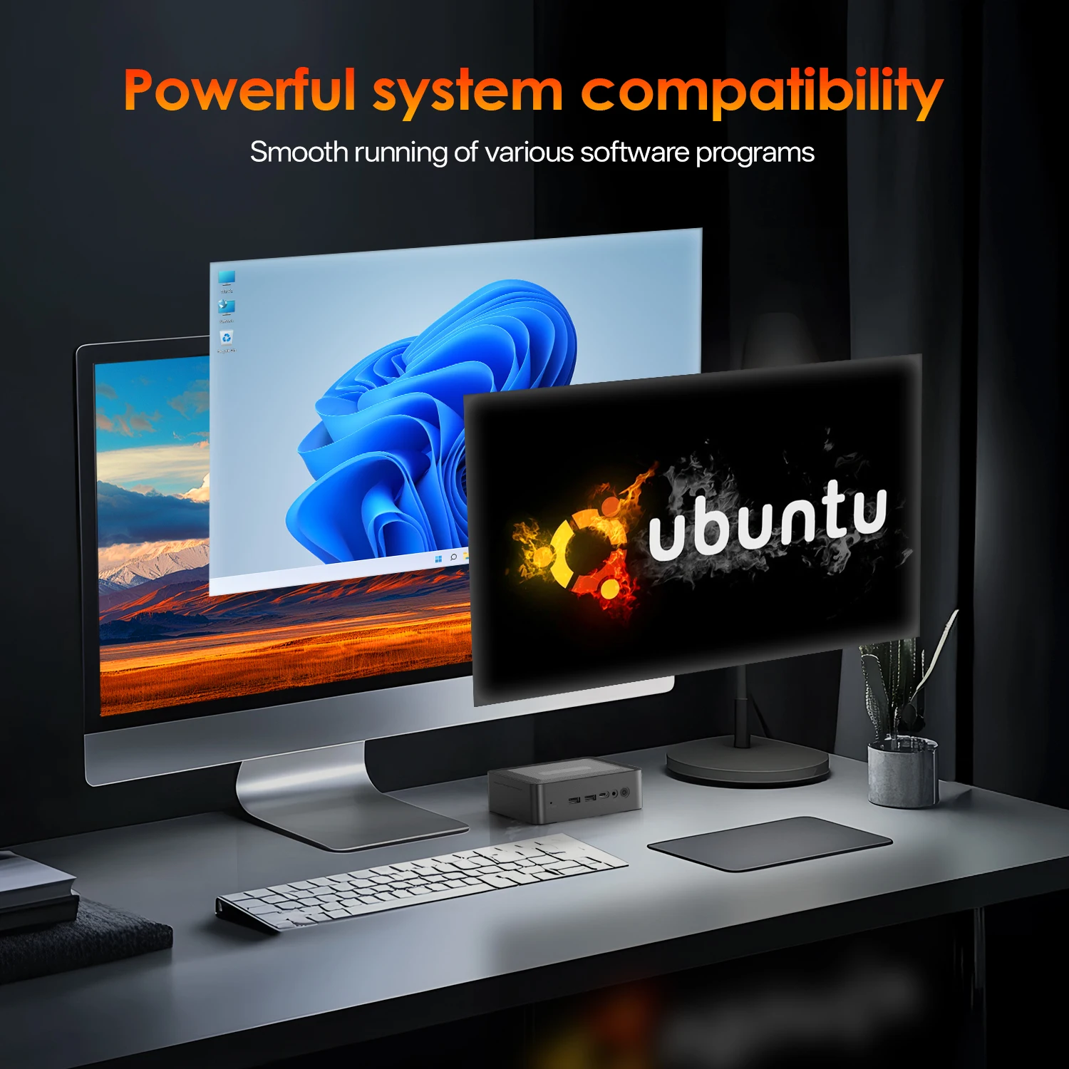 U58 미니 PC 미니 컴퓨터 (AMD Ryzen5 5625U, RAM16GB, SSD512GB, AMD Radeon Vega7), AMD R5 5625u