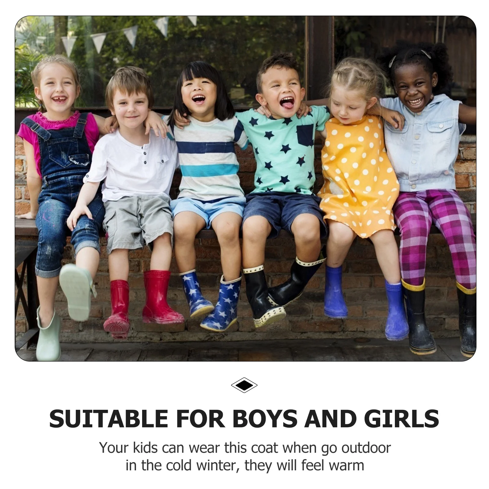 

Lovely Cow Print Kids Coat Soft Skin Friendly Warm Children Outerwear Machine Washable for Cold Weather Adventures