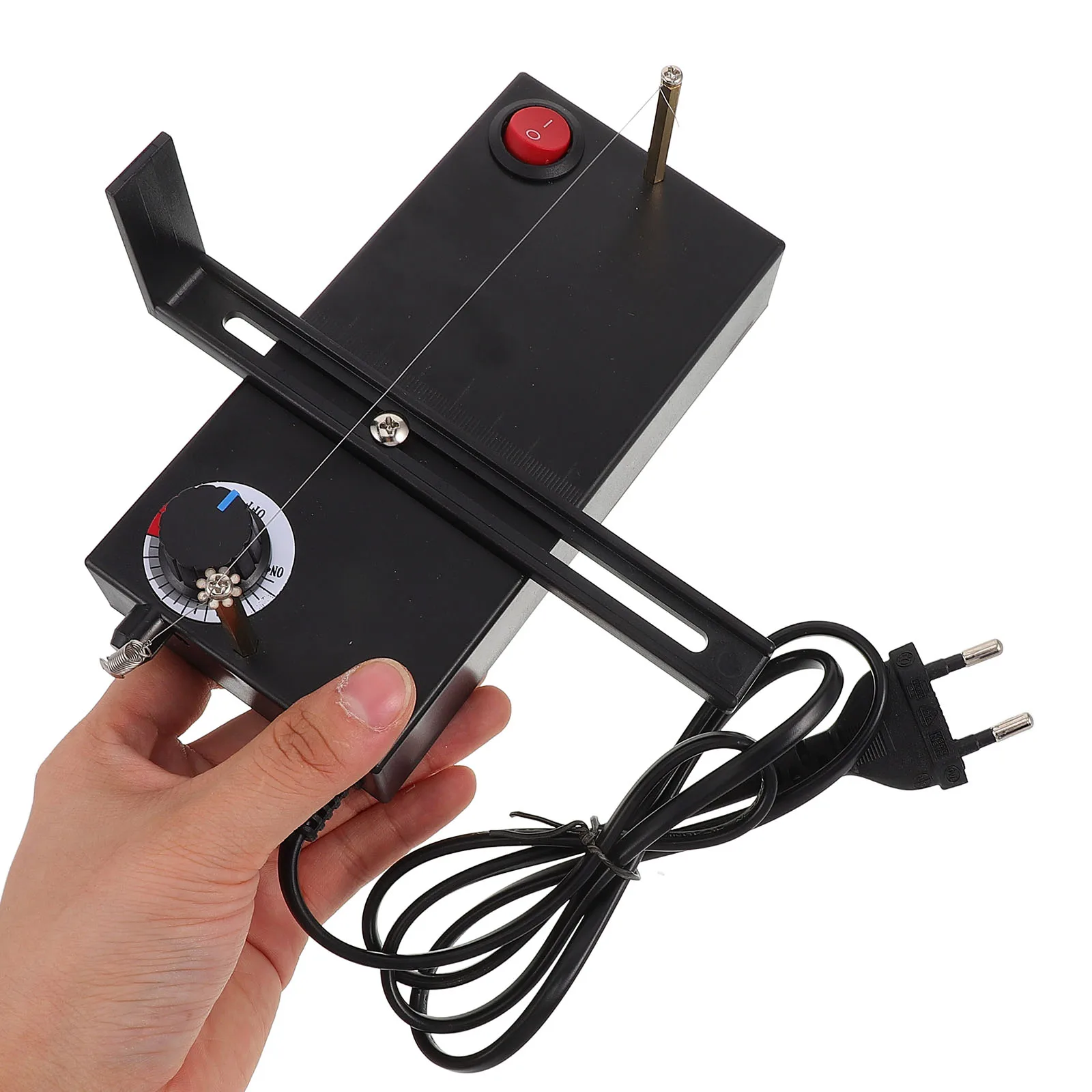 Эффективный электрический резак для ленты, портативный станок для резки горячей ленты, регулируемое натяжение для изготовления электрических ленточных резаков с европейской вилкой