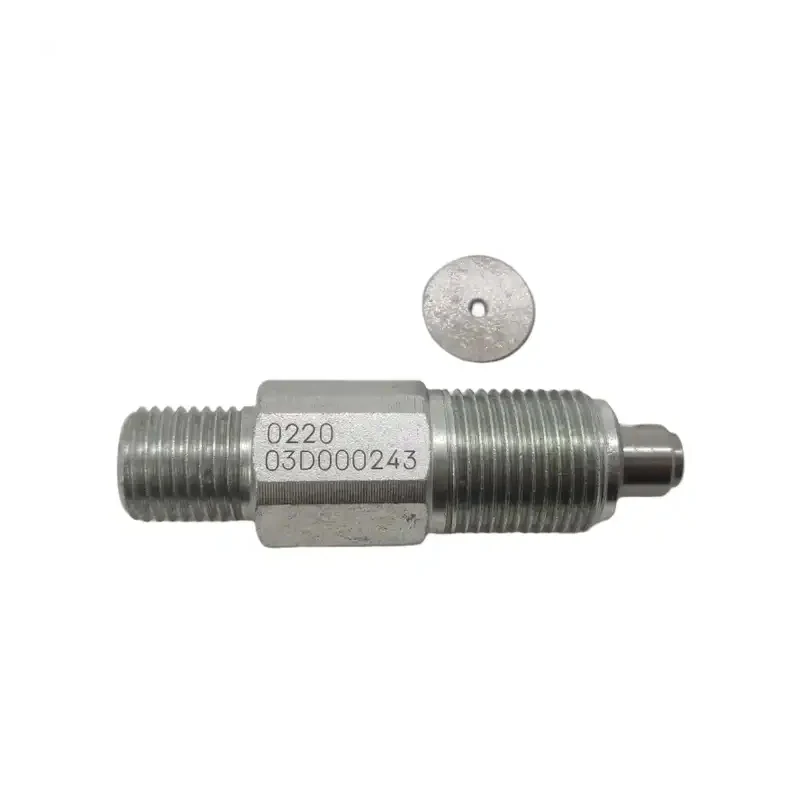 

VHS227401110 S2274-01110 J05E J08E 4HK1 6HK1 limiting pressue valve Common Rail Damper Fuel LIMITER VALVE For HINO For ISUZU