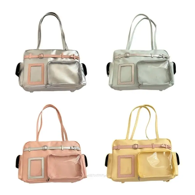 

X5xa Стильная кожаная аниме аниме тематическая сумка для кроссбалда для школьников Большая емкость