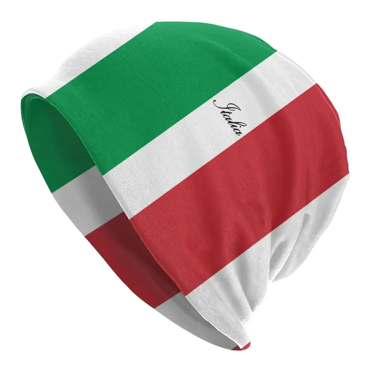 

Italian Flag Of Italy Italia Caps Cool Outdoor Skullies Beanies Hats Female Summer Warm Dual-use Bonnet Knitting Hats