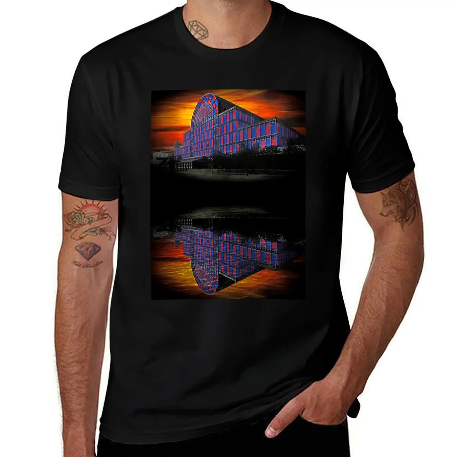 Colourful Reflections Of A Great Exhibition. 1854 Until Present Day T-Shirt Big and Tall Short Sleeve Tee T-Shirt
