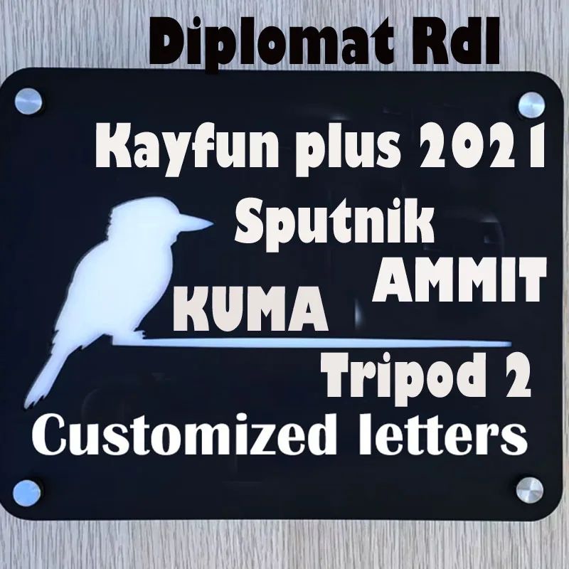 DIY Customized Home letter and number ornaments for Diplomat Rdl old shcool Sichro KUMA GEAR Storefront Sign Custom Light Letter