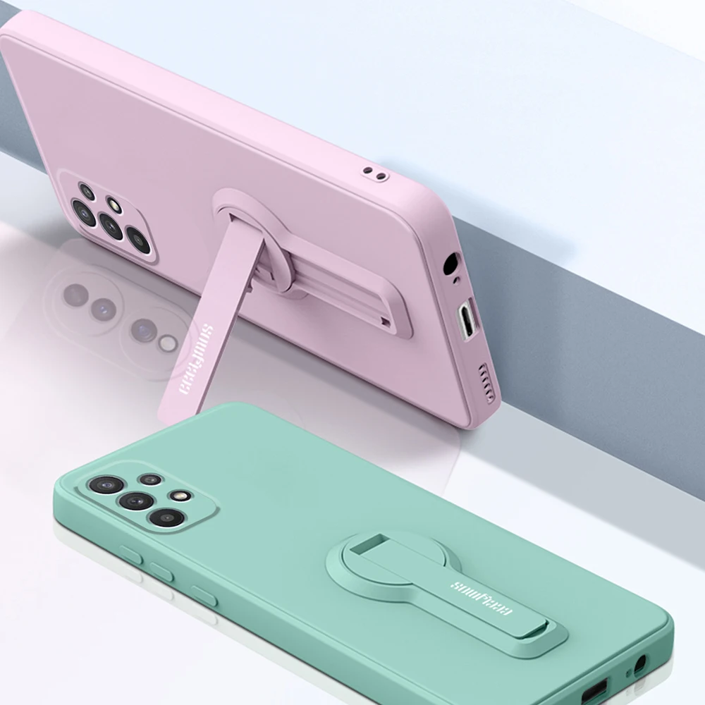 Phone Case For Samsung Galaxy M55 M15 M13 M14 M53 M51 M23 M33 M34 M31 M30 M21 Liquid Silicone Cover Case Holder Screen Protector