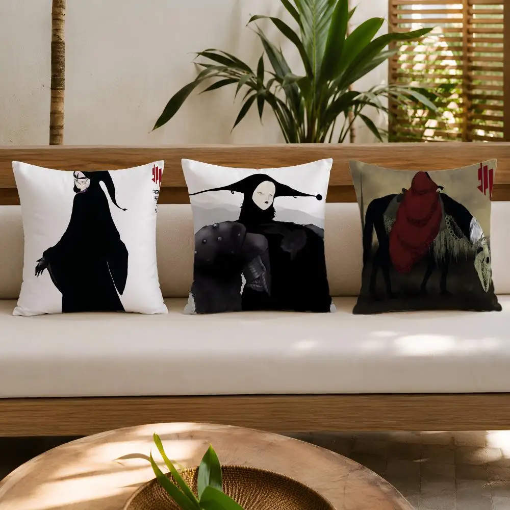 Singer Rapper S-Skrillex Cushion Cover Wrinkle-Resistant Short Plush Pillow Covers Breathable Machine-Washable