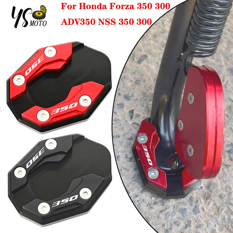 

Motorcycle CNC Accessories Side Support Enlarged Block Parking Aid Auxiliary Bracket For Honda Forza 350 300 ADV350 NSS 350 300