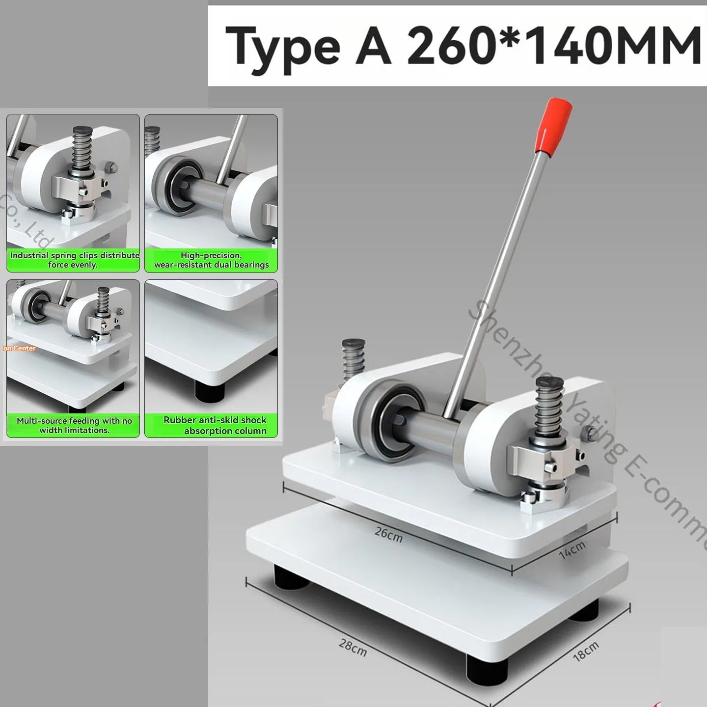 A type DIY Adhesive Fabric, Leather Sample Knife Mold Stamping Cutting Die-cutting Machine Handmade Small Tablet