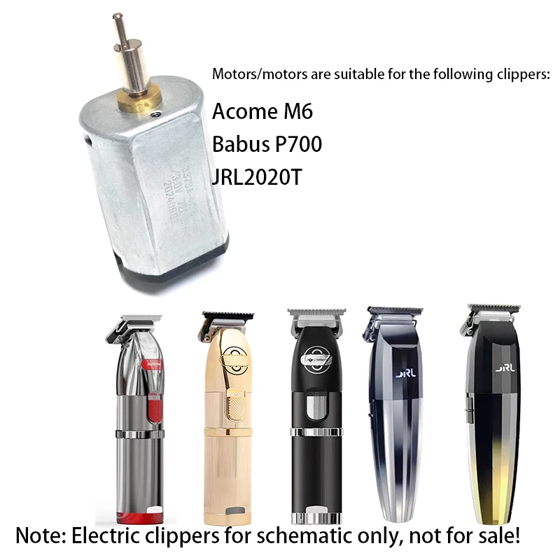 3.0V 7200RPM Trimmer Motor with JRL hair trimmer POPBarbers P700 model