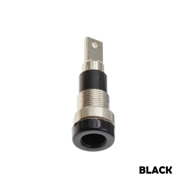 4MM Banana Female Jack Socket Connector Pure Copper Insulated Power Terminal Block Panel Mount Adapter 24A DC 30V-60V