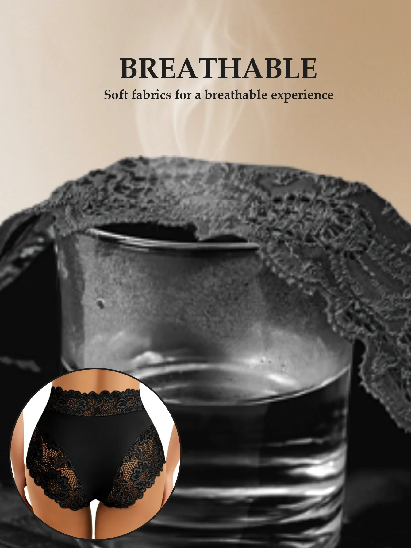 4 stks/set Kant Katoen Patchwork Holle Slipje Dames Slips Effen Kleur Sexy Bloemen Holle Damesslips Damesondergoed