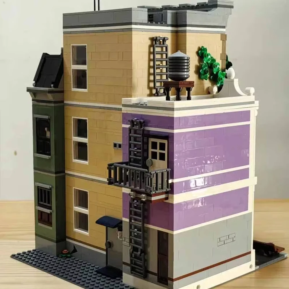 

hot street view, defend the building, puzzle, difficult assembly, boys and girls, Christmas gifts, birthday gifts