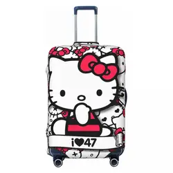 Hello kitty MINISO Suitcase Cover Holiday Practical Luggage Supplies Travel Protector