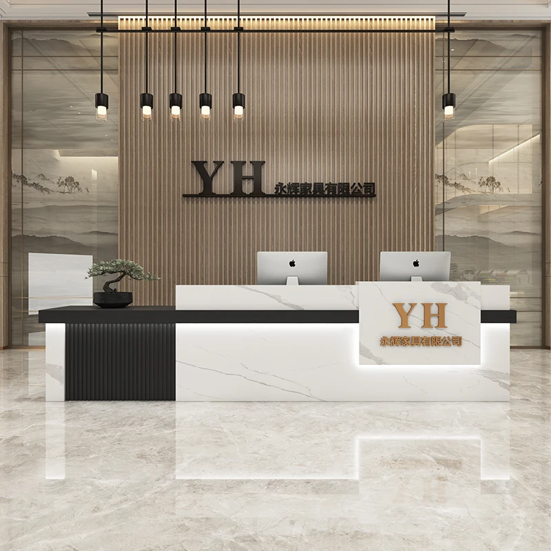 โต๊ะต้อนรับออแกไนเซอร์สุดหรู ร้านออกแบบ โรงแรมทันสมัย ​​บาร์ ร้านอาหาร โต๊ะต้อนรับ บริษัทสครีวานีอาเฟอร์นิเจอร์อินเทรนด์