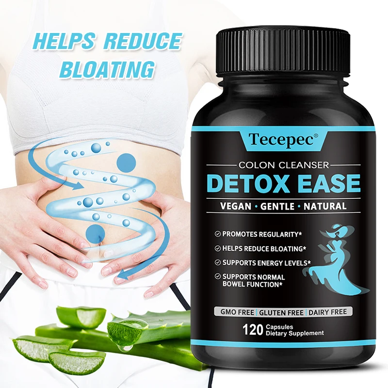 

Colon Cleanser, with Calcium, Helps Reduce Bloating, Supports Energy Levels, Normal Bowel Function, Vegan