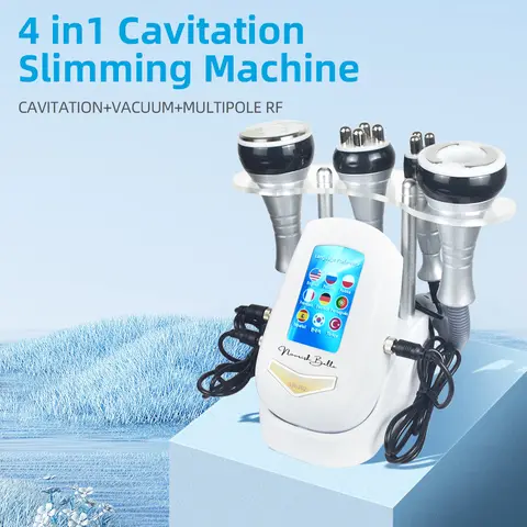 Moonic 4 in 1 Slimming Massage Cavitation Machine Multifunctional Equipment Facial Body Tightening Lifting Skincare Tool，US Fast Shipping