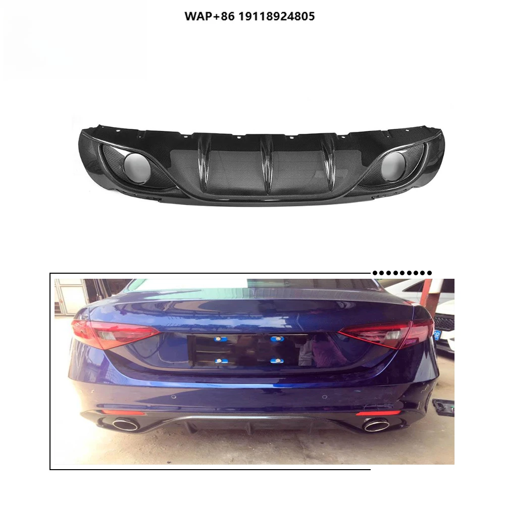 

Carbon Fiber Rear Diffuser for Giulia Sport 2016-2018
